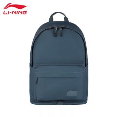 李宁（LI-NING） ABSV023-4舒适透气双肩背包旅行包通勤书包灰色F码