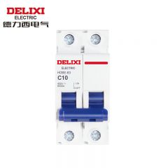 德力西（DELIXI）空气开关 HDBE632C10 家用空开小型断路器2P双极断路器 2P10A