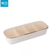 茶花（CHAHUA）   佐料调味盒 套装组合四格一体