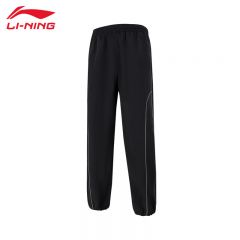 李宁（LI-NING） 舒适保暖中性款运动长裤AYKU893-3黑色M