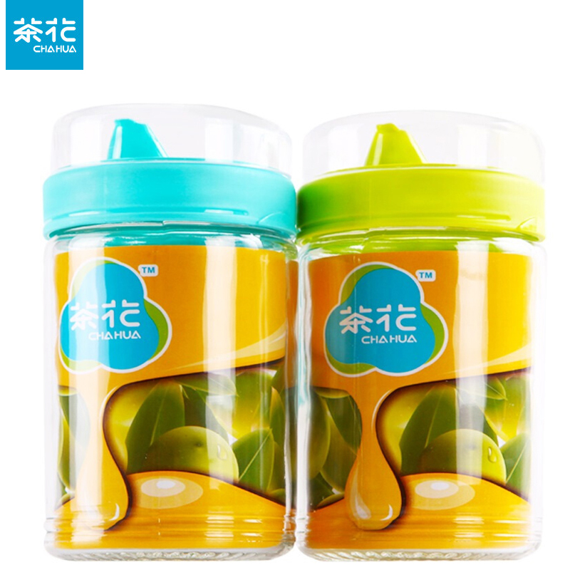茶花（CHAHUA） 玻璃油壶防漏嘴 450ml  6002