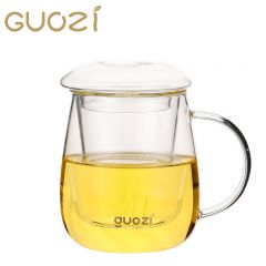果兹（GUOZI） GZ-S75家用泡茶喝水杯子玻璃杯蘑菇杯500ml  个