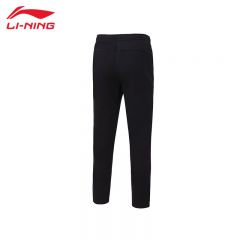 李宁（LI-NING） AKLTB41-1舒适保暖卫裤男子健身系列新款运动裤直筒裤黑色M