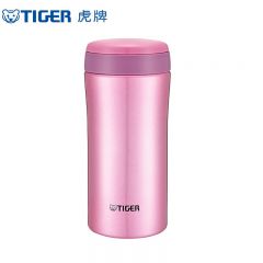 虎牌（TIGER） 保温杯真空不锈钢办公杯 男女时尚水杯子MMK-A35C 350ml 亮炫粉PH