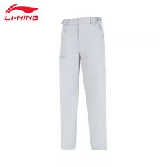 李宁（LI-NING） 舒适保暖男款运动长裤AYKU783-2迷雾灰3XL