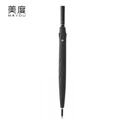 美度（MAYDU） M1155长柄加大12骨防风自动雨伞长柄伞双人雨伞加固晴雨伞太空灰