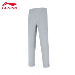 李宁（LI-NING） 舒适保暖男款卫裤AKLU981-2花灰M