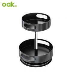 欧橡（OAK） OX-C1392 厨房置物架旋转调料架台面多层调味料架佐料架子旋转收纳架