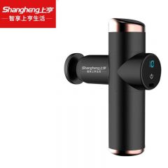 上亨（shangheng） 筋膜枪肌肉放松按摩器男女家用腰腿部筋膜仪震动经膜球颈膜枪棒运动健身器材 SHZH-JKJ003黑色【超长续航+10档力度】