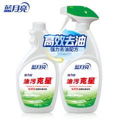 蓝月亮  油污克星强力型抽油烟机清洁剂多规格厨房去油污强力清洁剂去油 青柠香2瓶(500g瓶+500g瓶补)