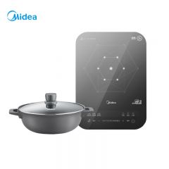 美的（Midea） MC-22RB10 电磁炉 2200W IH变频大火力5秒速热点滑双控188mm大线圈盘3H定时配汤锅