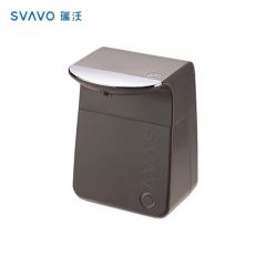 瑞沃 OS-0480茶色 喷雾款 感应皂液器免打孔商用自动洗手机台置洗手液器 900ml 个