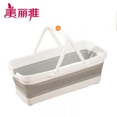 美丽雅（MARYY）可折叠水桶 免手洗拖把桶大容量洗车载水桶家用储水桶拖地墩布桶