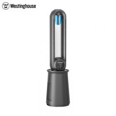 西屋（Westinghouse） 电风扇无叶风扇落地风扇家用直流变频UV灭菌智能遥控定时母婴立式风扇灰色WY006