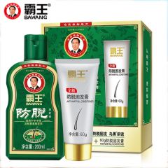 霸王 防掉发洗发液200ml+固发膏60g防脱发洗发水育发膏洗护套装 固发清爽控油滋养强韧修护洗头膏男女