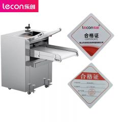 乐创（lecon） 压面机商用 900kg/h自动擀面皮机 304不锈钢压面辊 LC-J-YMZ500A
