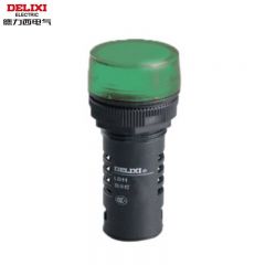 德力西电气 指示灯 按钮指示灯  LD11-22D AC.DC 24V 绿色