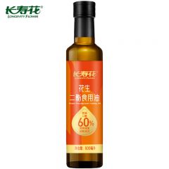 长寿花 轻酯健康甘油二酯食用油 60%DAG含量浓香花生二酯油 500ML（偏远地区加运费）瓶