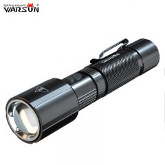 Warsun Y65s手电筒变焦强光超亮远射led可充电多功能防水探照灯应急灯单锂电套餐