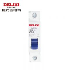 德力西（DELIXI）空气开关 HDBE631C20 家用空开小型断路器1P单极断路器 1P20A