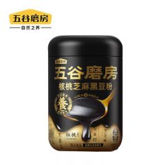 五谷磨房 健康代餐营养早餐黑米黑芝麻糊黑之养 经典版 核桃黑豆芝麻粉600g