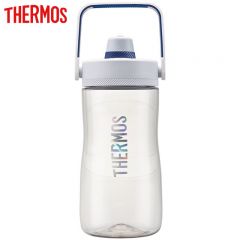 膳魔师（THERMOS） TCSP-1200 GY波波桶Tritan大容量水杯运动健身水壶户外露营旅行杯子灰色 1200ml