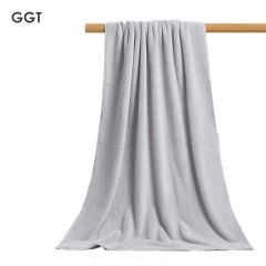 GGT 日本浴巾男士洗澡吸水速干大浴巾毛巾成人不掉毛女浅薄墨色80*160cm