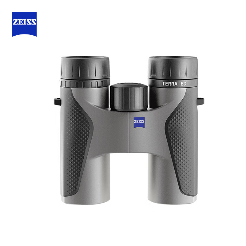 蔡司（zeiss） 10 x 32grey TERRA ED 陆地 8/10x32 高清高倍专业级户外观赛双筒望远镜便携 灰黑色 10x32