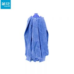 茶花 拖把强吸水纤维地拖墩布拖地头毛巾布吸水布条拖把颜色随机洁境超细纤维地拖1把