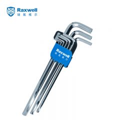 瑞氪维尔（Raxwell） 公制特长内六角扳手9件套 RTWA0104