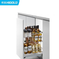悍高 时尚调味品篮-304