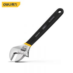 得力（deli） 塑柄活动扳手 万能活口开口多功能快速10英寸两用活扳手 DL120010