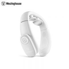 西屋（Westinghouse） WCM-U100 颈椎按摩器热敷护颈仪充电便携富贵脖子 银白色