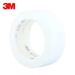 3M 471 PVC警示标识胶带地标线胶带贴 划线安全标识警示标记工业地板车间工厂耐磨轻松剥离防水无残胶 白50mm宽