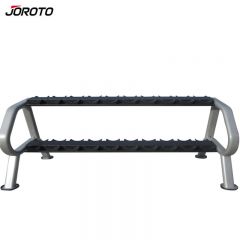 捷瑞特（JOROTO） 美国品牌环保包胶哑铃男士手铃家用健身器材哑铃架10组