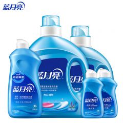 蓝月亮  7.32斤洗衣液组合：薰衣草亮白增艳（2kg+1kg）+风清白兰手洗（500g翻盖+80g旅行装×2）温和不伤手低泡易漂洗
