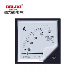 德力西电气 仪器仪表 电力仪表 电能测量仪表  模拟指示电测量仪表6L2 电压表 50V