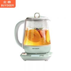 北鼎（Buydeem） 养生壶家用可预约煮茶烧水热水壶 保温玻璃加厚花茶壶 【浅杉绿-单壶】K165标配(含炖盅) 1.5L