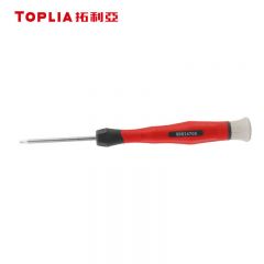 拓利亚  精密六角型螺丝批 2.0*50mm铬钒钢+三色手柄SD014705混色