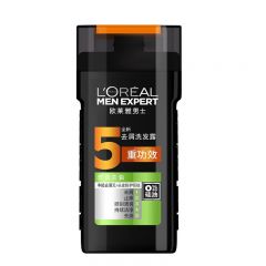 欧莱雅（L'OREAL）男士去屑洗发露炭爽去油200ml