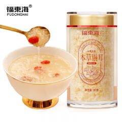福东海 即食冲泡银耳羹早餐甜品白木耳干货滋补品 臻品银耳特级 80g