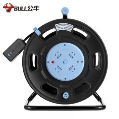公牛（BULL） GN-806DN(S)电缆线盘插座移动电缆绕卷线盘线轴拖线盘（6452）3*1.5-50m