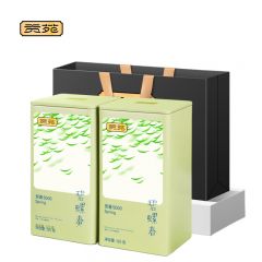 贡苑 茶叶特级碧螺春礼盒 250g 新茶叶明前礼盒装嫩芽
