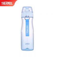膳魔师（THERMOS）TCSW-500 BL  塑料运动水杯夏天便携小蛮腰刻度直饮杯 蓝色 530mL