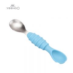 英氏（YEEHOO） C42B辅食刮泥勺蓝色