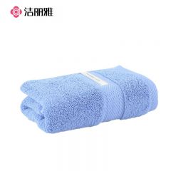 洁丽雅 W1207纯棉毛巾单条装德国鲁道夫抗菌柔软吸水洁面巾擦脸洗脸巾 76*34cm 115g