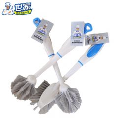 世家 长柄洗锅刷家用去油污洗碗刷锅神器厨房水槽灶台清洁刷子 3个装