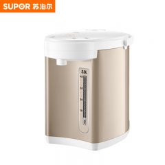 苏泊尔（SUPOR） SW-50S71A电水壶5L容量双层保温防烫全钢无缝一体内胆玫瑰金色