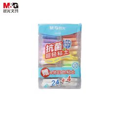 晨光（M&G） AKE039V0 文具超轻粘土儿童彩泥橡皮泥黏土小学生玩具 24+4色PLUS袋装