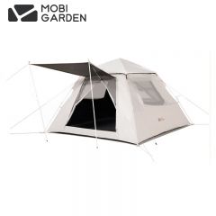 牧高笛（MOBIGARDEN） 零动自动帐篷145(黑胶版)（不含天幕）NX23561005米白色